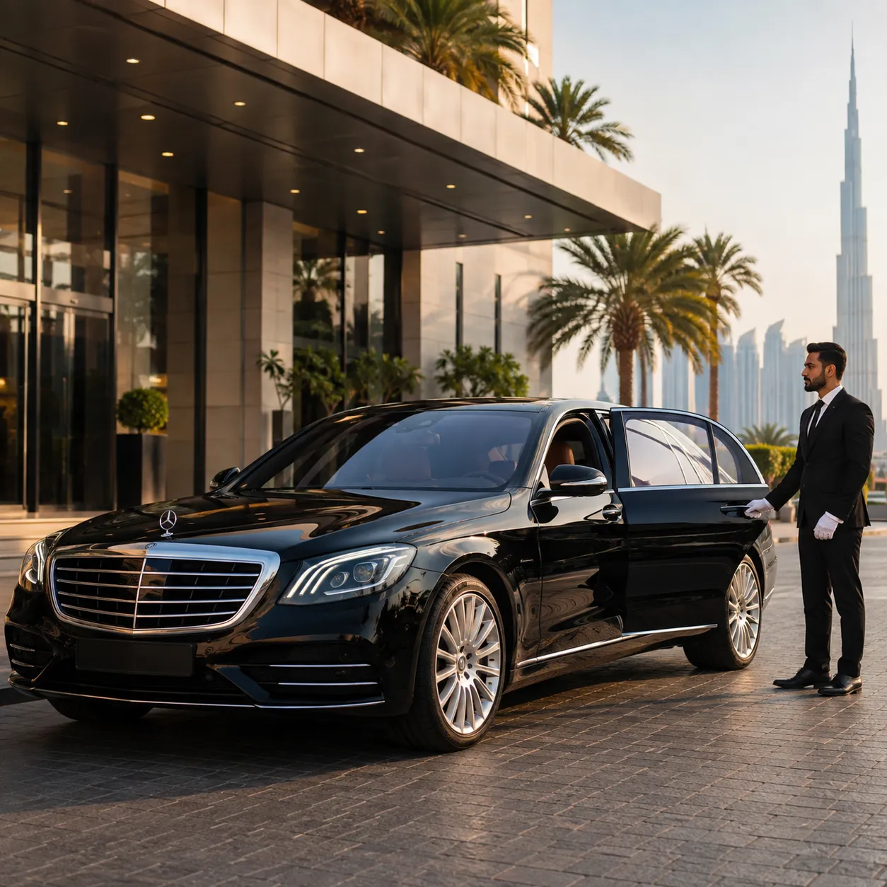 Luxury chauffeur service in Dubai