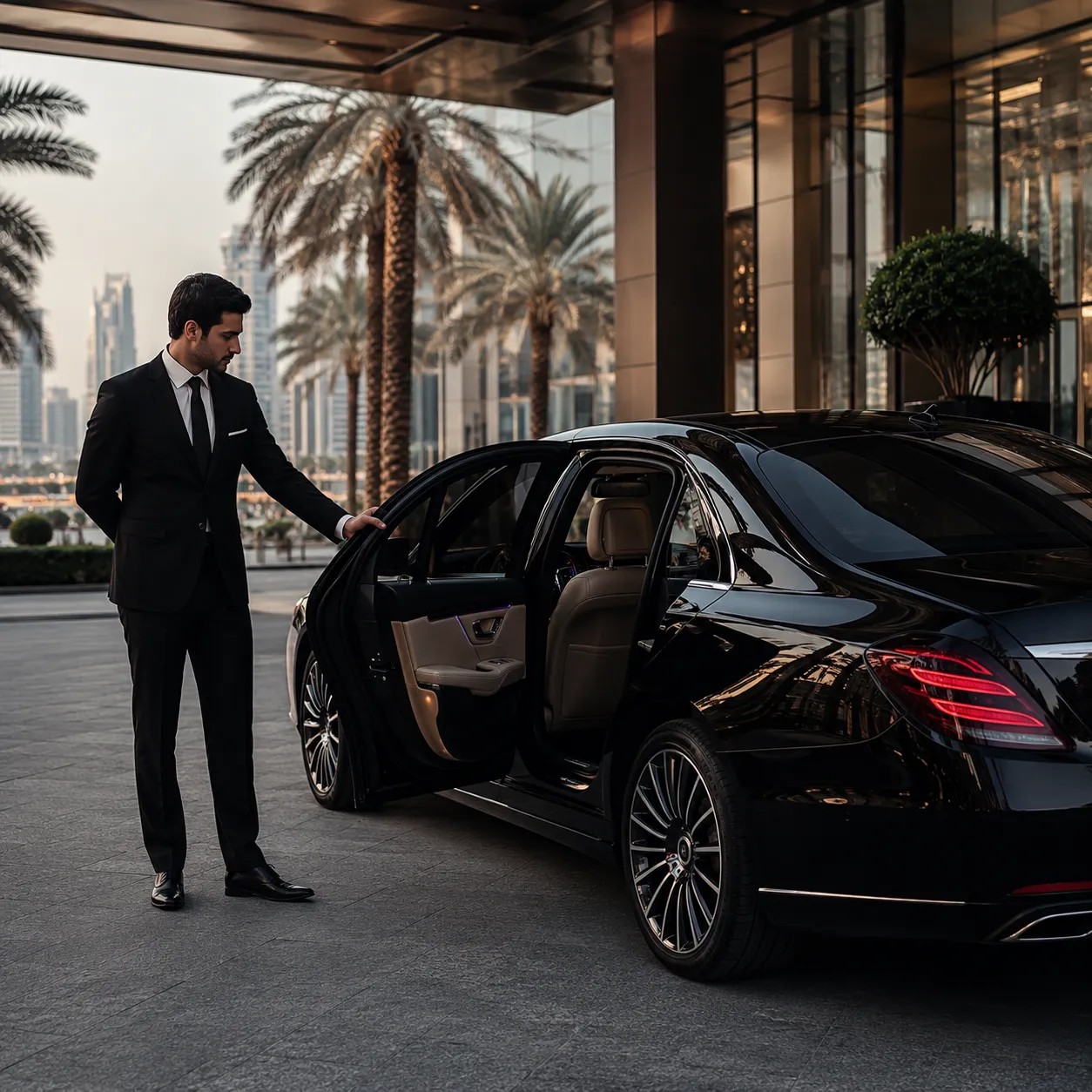 Luxury chauffeur service in Dubai