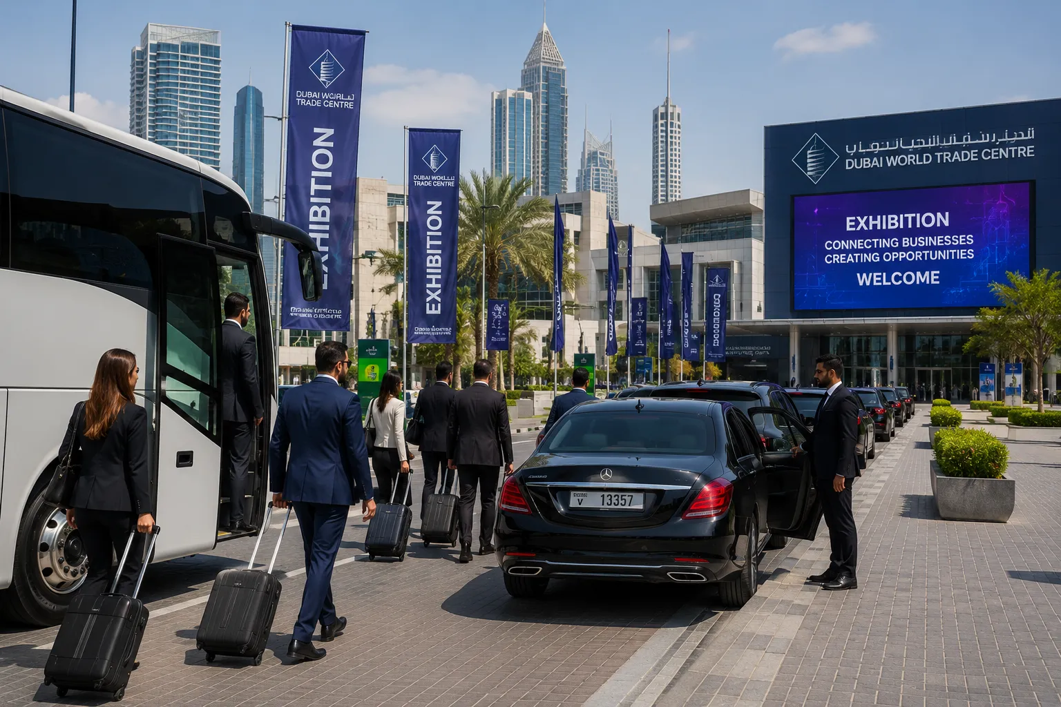 Exhibition and event transportation services in Dubai